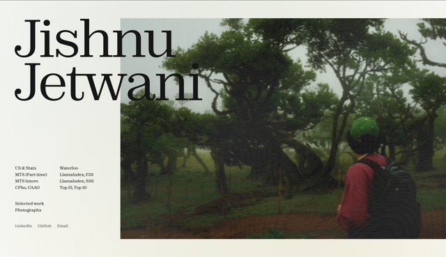 Jishnu Jetwani’s homepage
